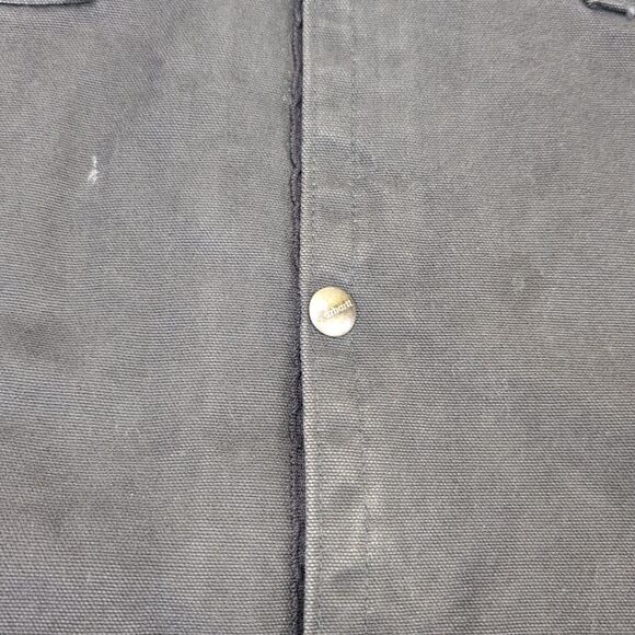 Carhartt Jacket Men's XL Hooded J284 BLK Sherpa Work Black Chore Coat - Picture 7 of 13